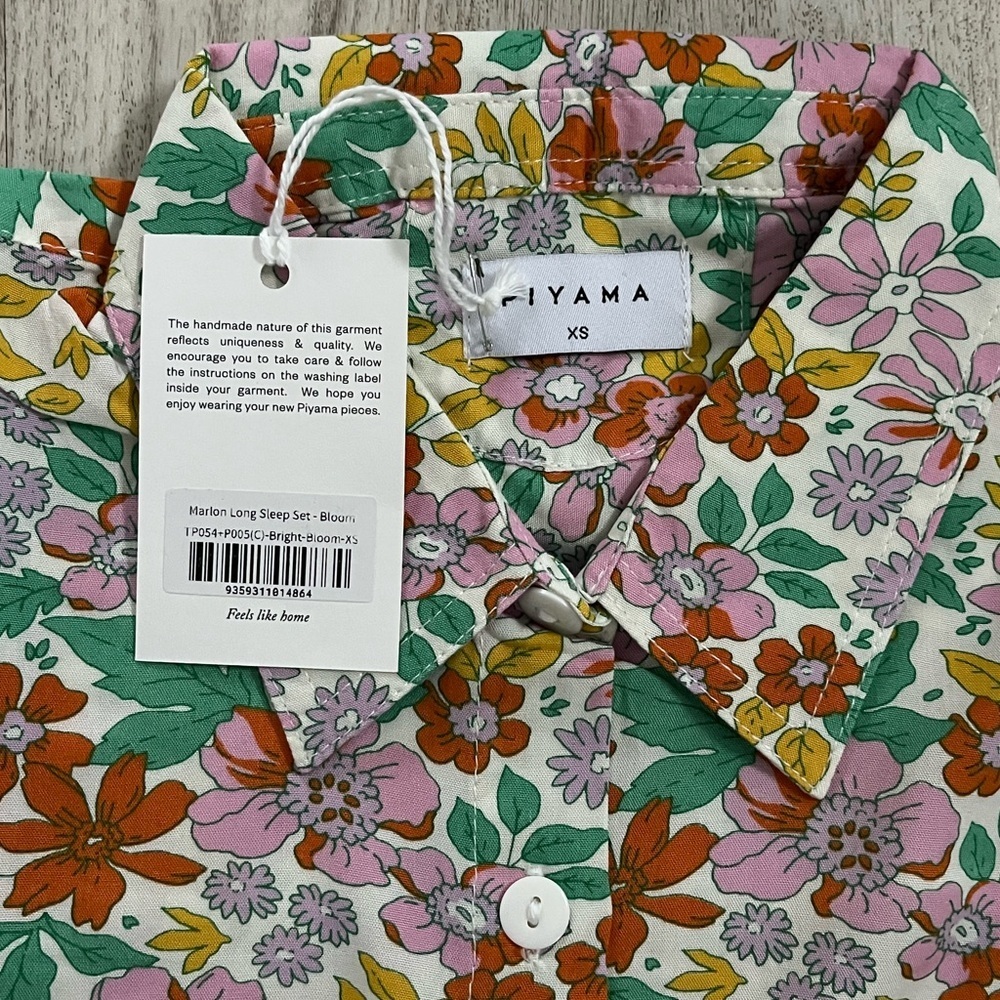 NEW Piyama Marlon Long Sleeve & Pants Sleep Set women’s XS (2-4) or XXXL